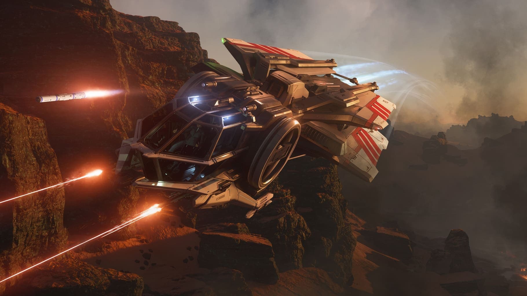 The RSI Aurora MR starter ship.